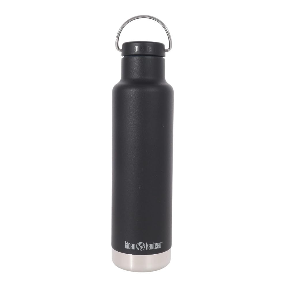 

Klean Kanteen Drink Bottle Classic Insulated 20oz Black 1008489 (592ml)