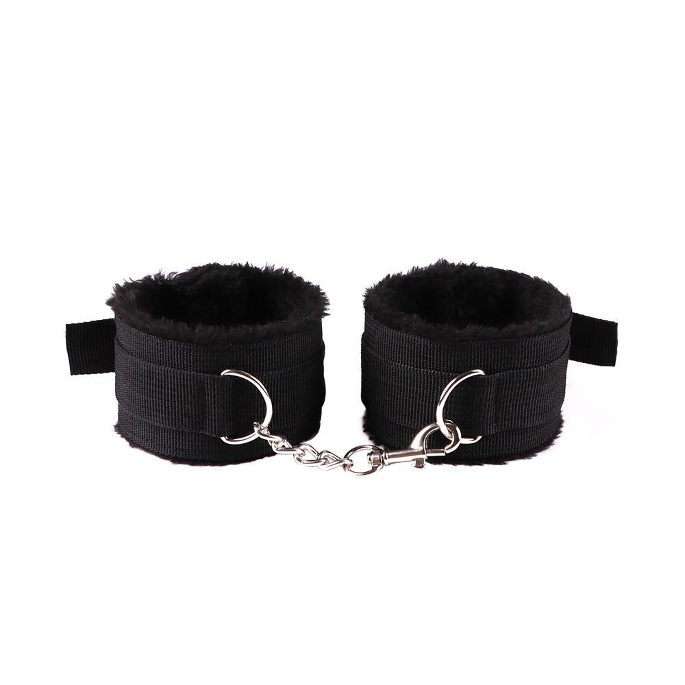 Plush Adult Game BDSM Bondage Cuffs Soft Love Handcuffs Sex Ankle Restraint Couple Role Play Adult Intimacy Gift Couple Sex Toy