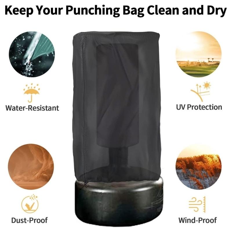 Freestanding Cover Standing Boxing Bag Cover Waterproof Protective Cover for Indoor Outdoor
