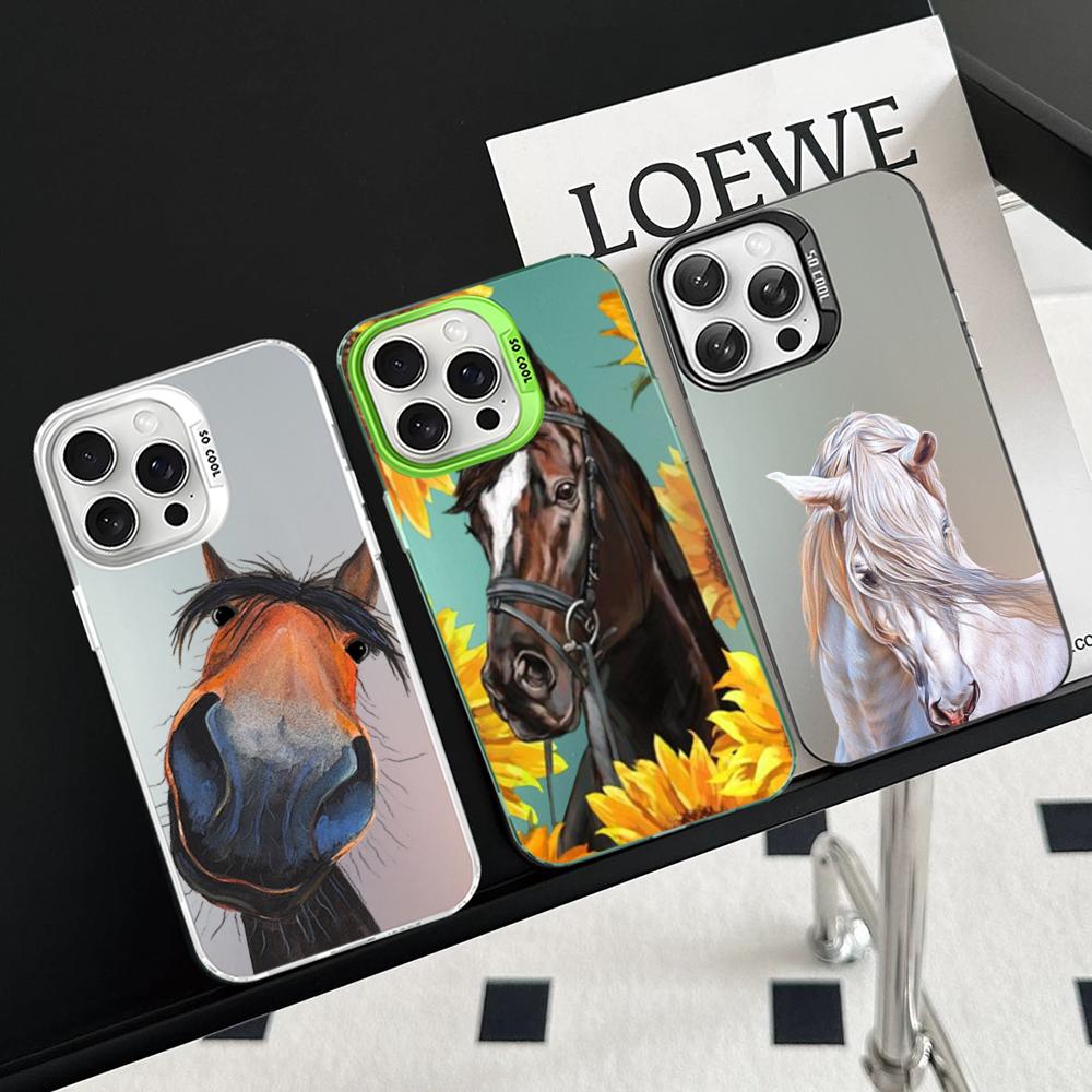 Frederik The Great beauty horse Phone Case For iPhone 16 15 14 13 12 11 Pro Max X XR XSMAX 8 7 Plus Matte Shockproof Back Cover