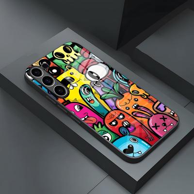 Monster Party Phone Case For S25 Ultra Samsung S26 S23 S24 Plus S22 S20 S21 Fe A54 A34 A53 A16 Glass Cover