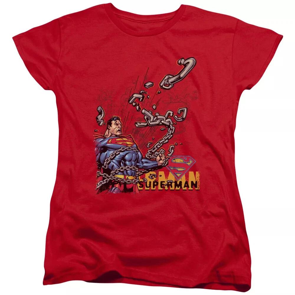 Superman  Breaking Chains  Women s T-Shirt 3XL