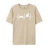 Gamer Ca Gaming Cat Lover Heartbeat Video Gaming Funny Halloween Unisexs T Shirt Classic Tees Funky Tops Tees Free Shipping