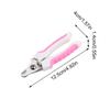 Stainless Steel Dog Nailclippers Non-Slip Manual Dog Toenail Clippers for Grooming for Home Indoor Travel All Breeds Seniors