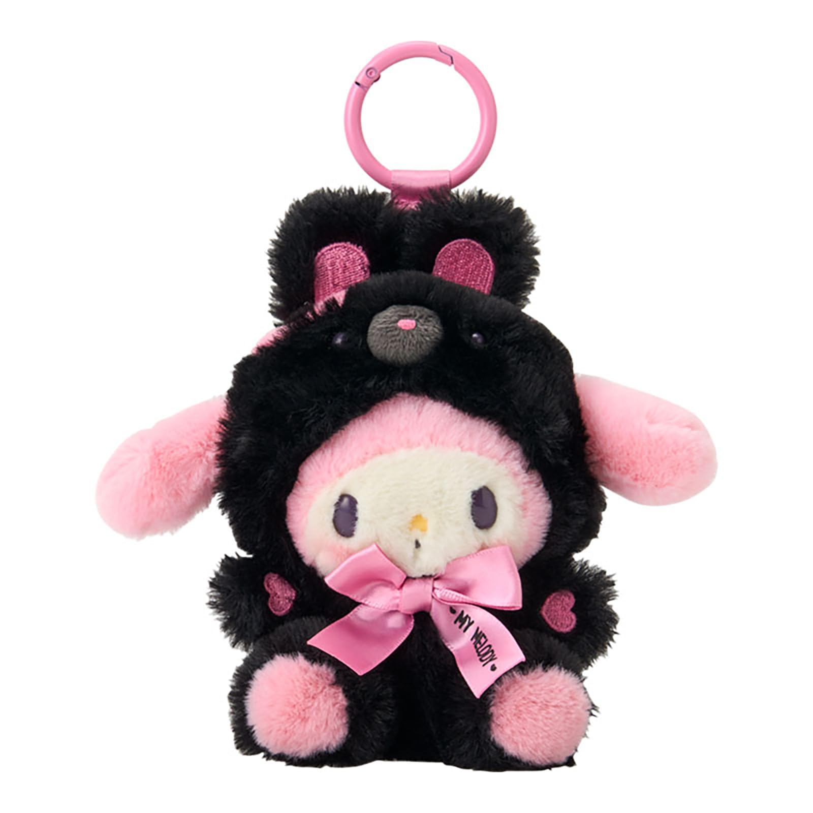 Sanrio Mascot Holder My Melody with Carabiner 386511 (Black Animals)
