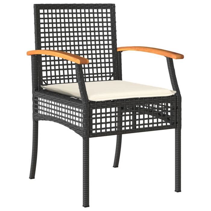 VidaXL Garden Dining Set with Cushions 5pcs, Patio Table and Chair, Patio Furniture, Outdoor Furniture, 3213598
