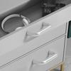 Moderne minimalistische Griffe Schrank Kommoden Massive Aluminiumlegierung Schranktürgriffe Kleiderschrank Schublade Küchenmöbelbeschläge