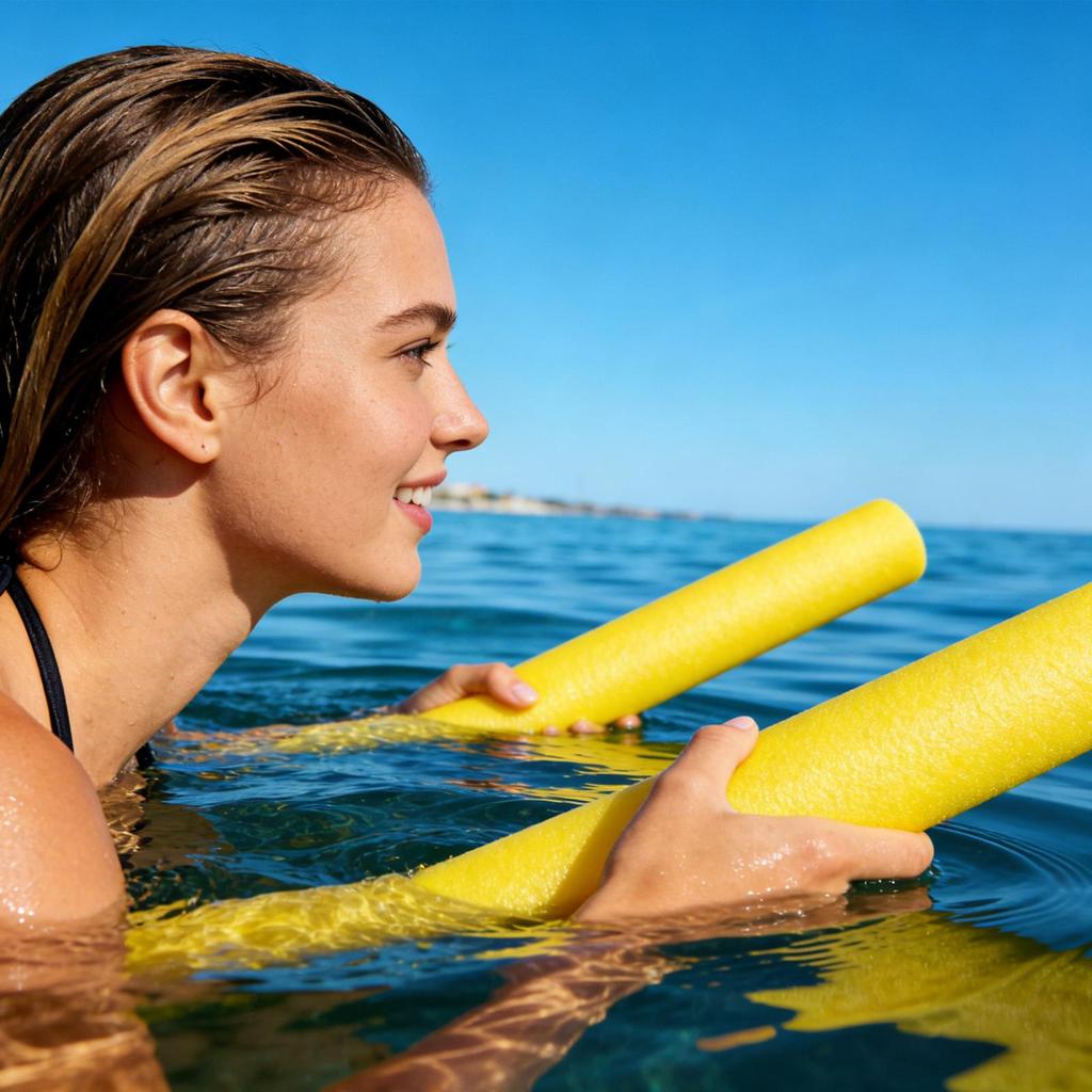 Noodles Piscina Schiuma Noodles Acqua per Piscina 1,2m Lungo Cavo Morbido Cavo Galleggiante per Spiaggia Fiume Rilassamento Gioco d'Acqua Cortile