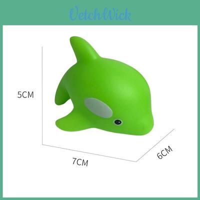 Children's Bathing Water Play Toy Cute Squeeze Cartoon Ocean Animals Shark Dolphin Clownfish
