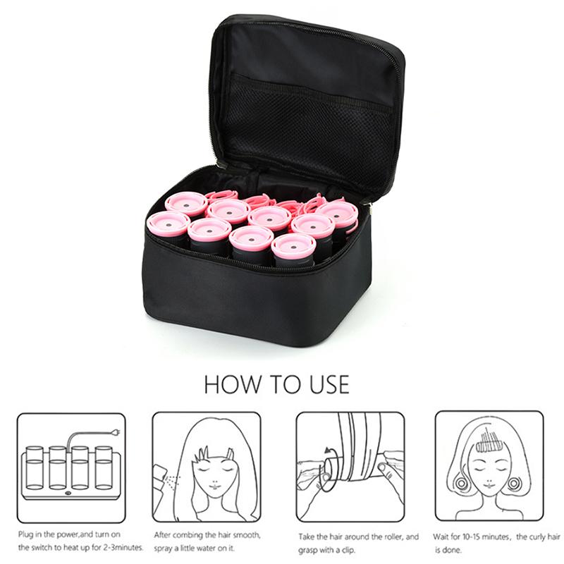 Elektrische Lockenwickler 8 Stück Professionelles Heizwickler-Set Für Schnelle Einfache Locken Perfekt Für Zuhause Oder Salon-Haarstyling