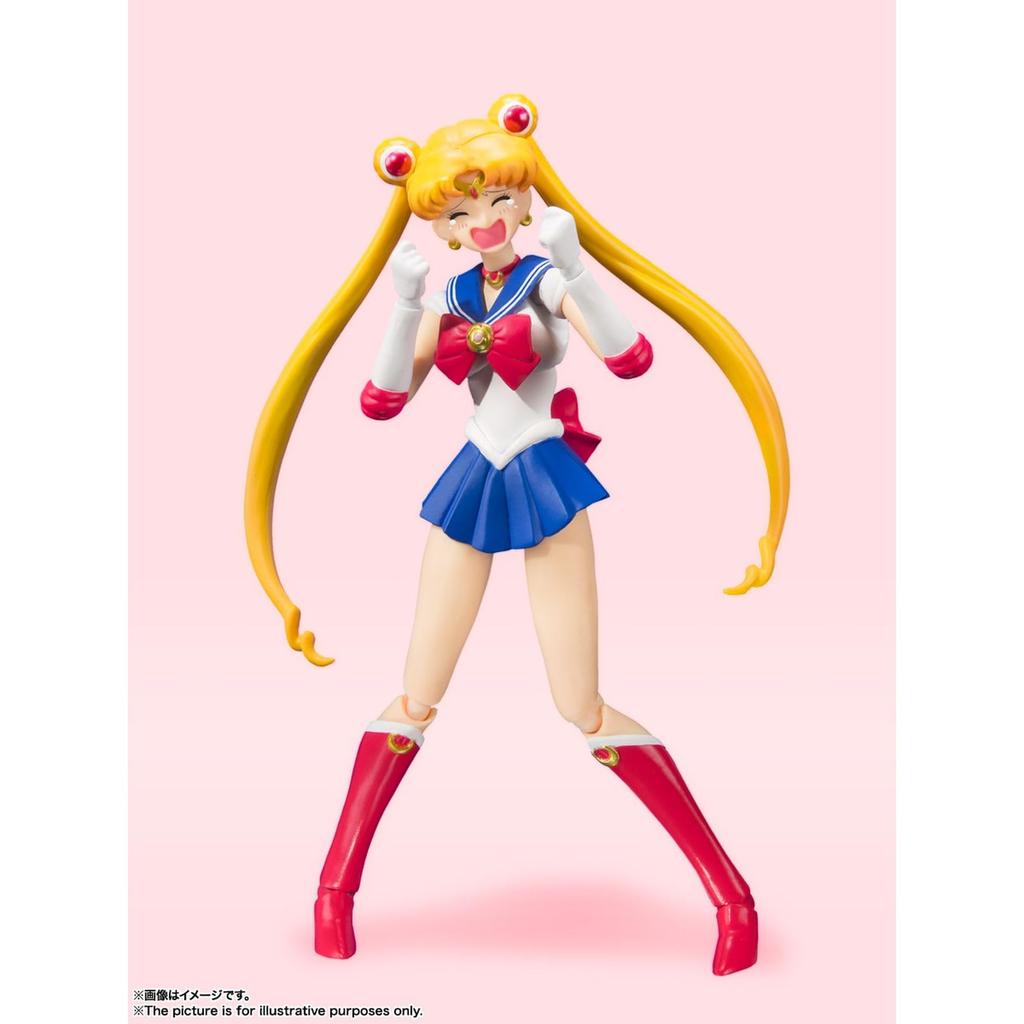 S.H.Figuarts Pretty Guardian Sailor Moon Sailor Moon -Animation Color Edition- (Resale Version) Approximately 140mm PVC & ABS Painted Movable Figure