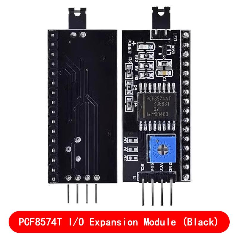 

PCF8574 PCF8574T Введення/Виведення Для IIC I2C TWI SPI Послідовного Інтерфейсу Плата Порт LCD1602 LCD2004 Адаптерна Плата LCD Адаптерний Модуль чорний