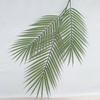 Artificial Plastic Palm Leaves Three Pronged Greenery Wedding Props Photography