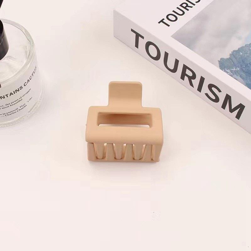 Traceless Spray Paint Frosted PS Hair Claw Clip - Shark Clip Bun Accessory