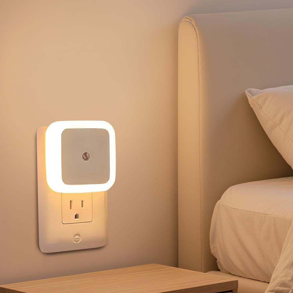 LED Smart Light-Controlled Energy-Saving Night Light (US Standard Square)