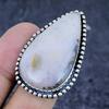 Natural Pink Opal Gemstone Handmade 925 Sterling Silver Jewelry Ring Size 7 u0G02