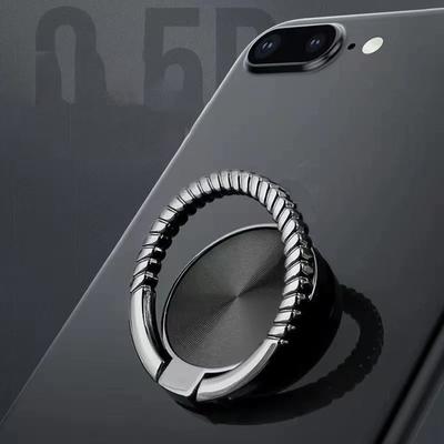 Kroužek na mobilní telefon Ultratenký držák na telefon Celokovový 360° otočný stolní držák na telefon