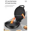 Household Electric Non-stick Pancake Maker with Auto Power-off and Double-Sided Heating for Thin Pancakes, Frying, and Grilling