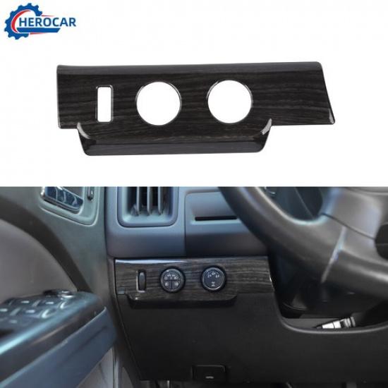 Dash Headlight Switch Frame Bezel Cover Trim For Chevy Colorado GMC Canyon 14-22