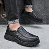 Men's Leather Shoes Slip On Casual Shoes