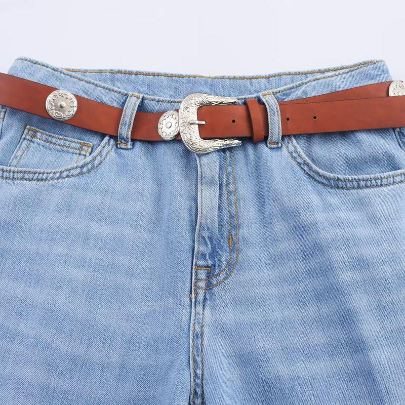 Araltay New Arrival Fashion Style Women's Laminated Denim Vest Top High Waist Denim 9942155 156