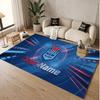 Custom Rug NSW Blues Pattern Print Name Text Soft Non‑Slip Floor Carpet for Home Indoor Decoration