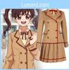 Verträumtes Anime-Erdbeer-Cosplay-Kostümset mit stylischem JK-Uniform-Design