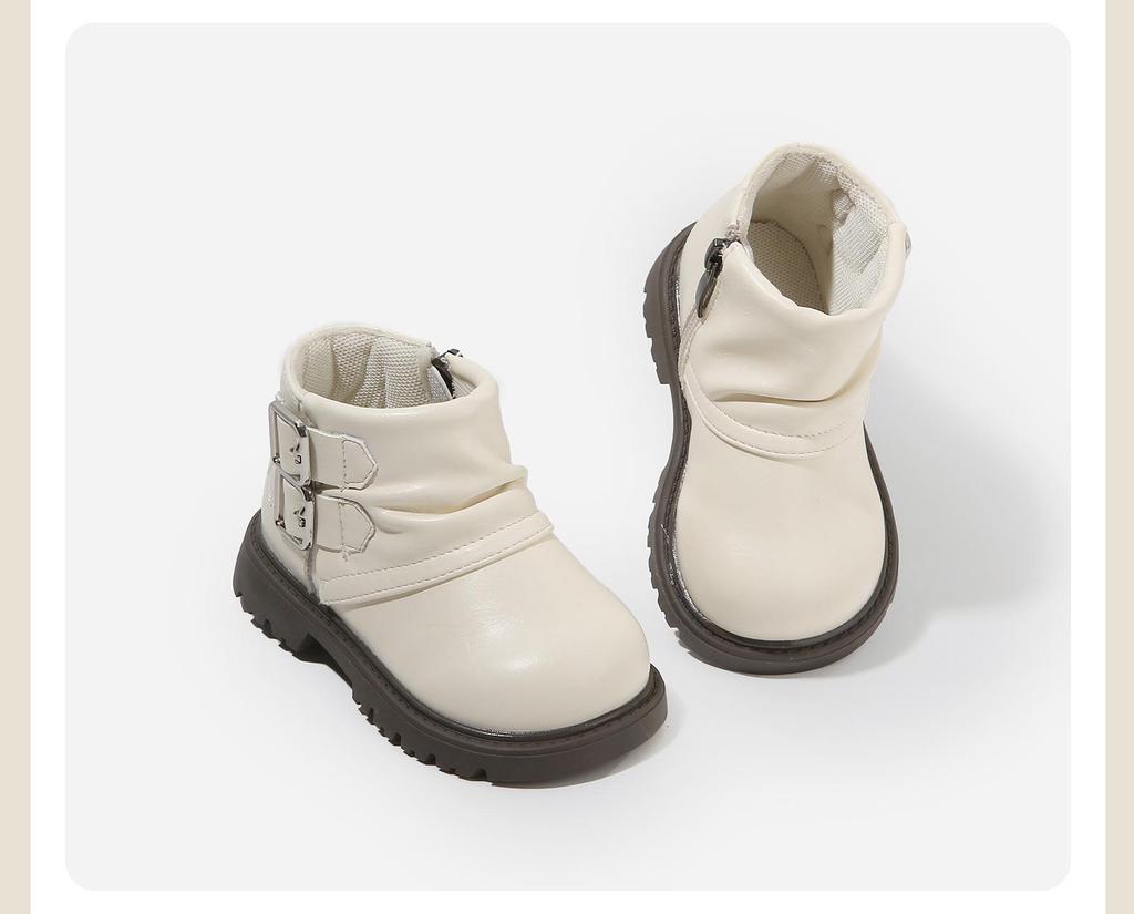 Wintermode für Mädchen Prinzessin Lederstiefel - Bequeme & Stilvolle Kleinkindschuhe