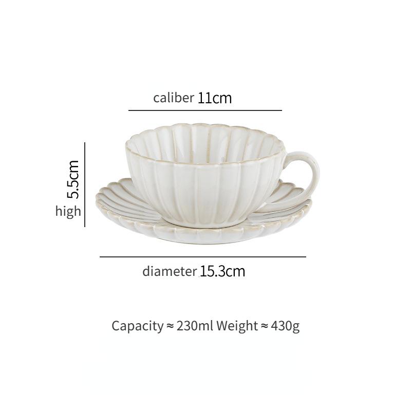 

1 набор керамических кофейных чашек, винтажная сине-белая фарфоровая кофейная чашка с блюдцем, кружка для ручного заваривания эспрессо для домашнего использования, идеальные подарки 230