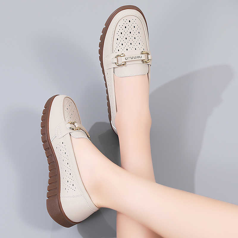 Fashion Slip-resistant Mocassini Women Heel Shoes Boots High Heels Platform Women's Spring Summer Shoes Sneakers Sport Leading