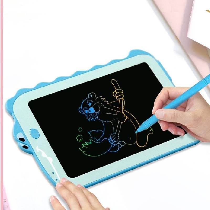 Colorful 10-inch Cartoon Dinosaur Unicorn Graffiti Educational Lcd Writing Tablet For Kids