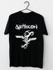 Vintage Satyricon Norwegisches Schweres Baumwoll Schwarz Alle Größen Unisex T-Shirt