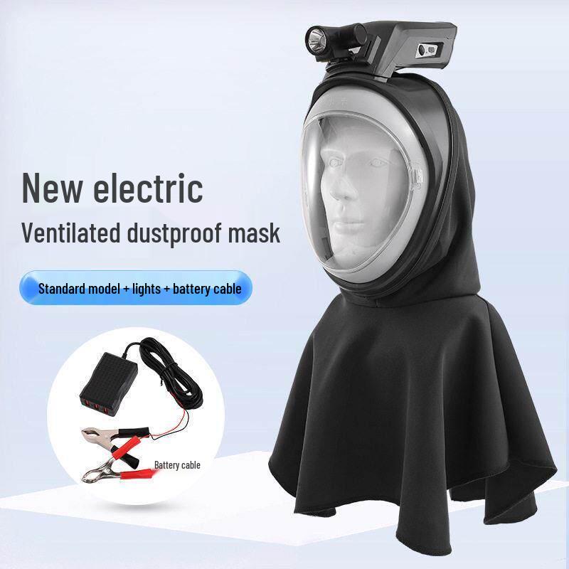 

Electric Air-Supplied Dust Mask for Harvesters
