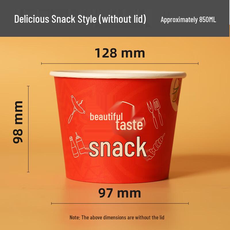 COFLYEE Disposable Paper Food Bowls