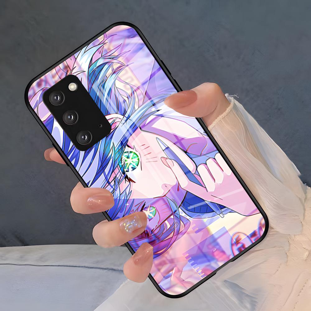 Anime Oshi No Ko Phone Case For Samsung S26 S25 Plus S20 S20 Plus S22 Ultra S23 FE S21 Plus S21 Ultra Glass Cover