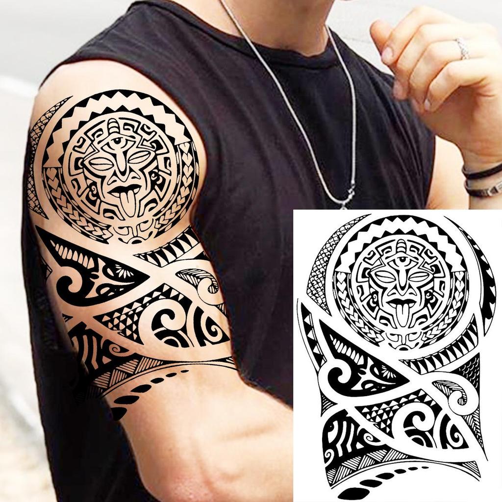 Realistic Long-lasting Animal Head Temporary Tattoo Stickers