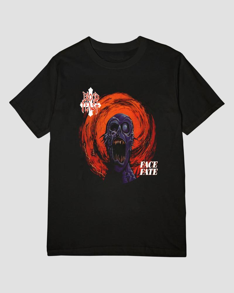 Rare Blood Feast Band Face Fate Blues Cotton Shirt Black S-5XL PN269 Unisex T-Shirt XXL