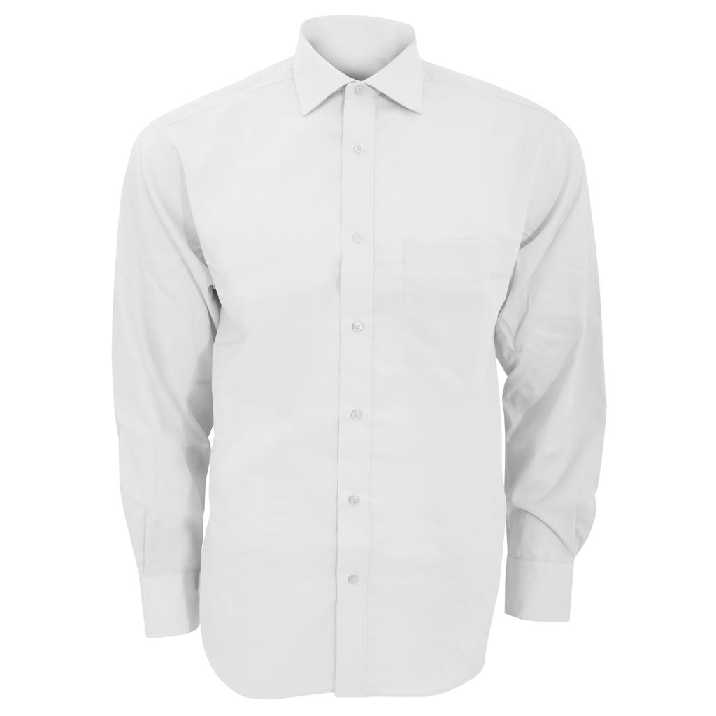 Kustom Kit Mens Premium Non Iron Long Sleeve Shirt
