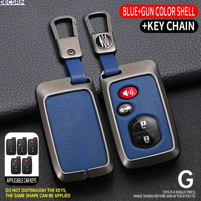 

2/3/4 Buttons Car Key Case Cover Holder Shell Fob For Toyota Prius 30 Alpha Aqua Land Cruiser Auris for Lexus LC 200 Accessories