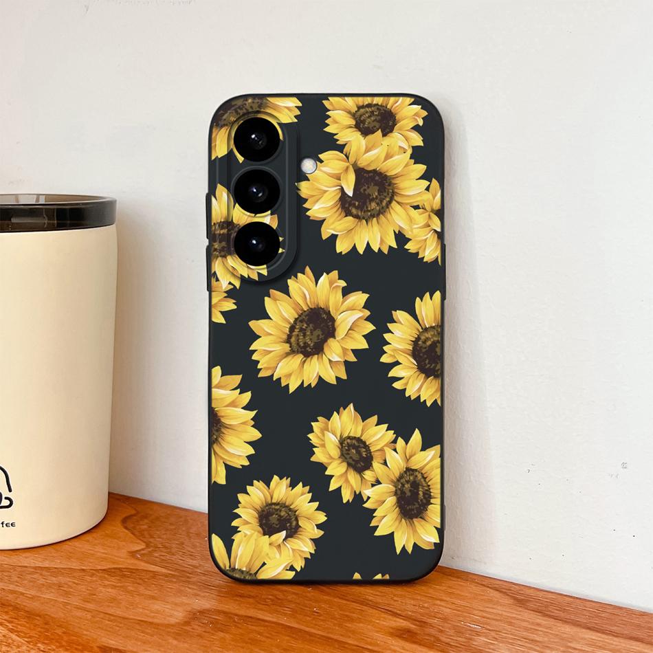 Candy Flower Case For Samsung Galaxy S26 Ultra Plus Soft Liquid Silicone Upgrade Lens Protection Back Cover For Galaxy S 26 Capa