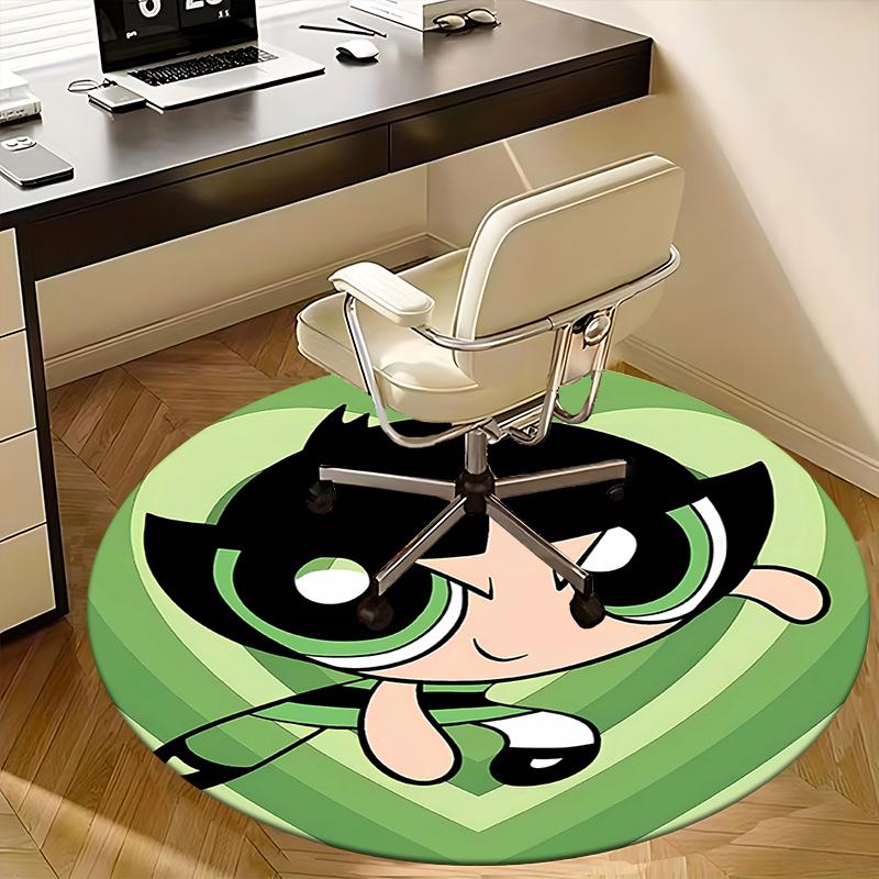 

Powerpuff Girls,Buttercup Chair mat Round Rug Office carpet,Non slip, Suitable for Living Rooms, Bedrooms Decor1205066a 80cm by 80cm