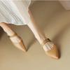 2024 Summer Slippers Women Shoes Sexy Thin Heels Flip Flops Woman Shoes High Heels Pointed Toe Ladies Slipper