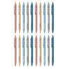 Flair SRX 0.7mm Retractable Ball Pen Combo Pack  1 X 20 Pcs Blue And Black Ink Smooth Writing Pens For Office School Use