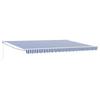 Retractable Awning Blue and White 4 X 2 M
