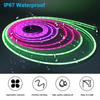 RGB Neon Strip Light,5V USB Waterproof Flexible Ribbon Tape Neon Lights,1M 2M 3M 5M,With Bluetooth Remote Control For Home Decor