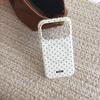 iPhone 17 ProMax Polka Dot Matte Magnetic Case, Fits iPhone 15/14/16P, Solid Color, Full Screen, Female Design