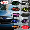 2pcs Acrylic Car Front Hood Emblem Cover For Subaru Forester 2017-2021 Rear Trunk Logo Badge Stickers Auto Decoration Y12