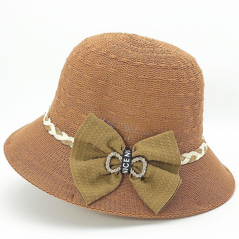 Sommer Damen Dünner Sonnenschutzhut für Mittelalte und Ältere Im Sommer