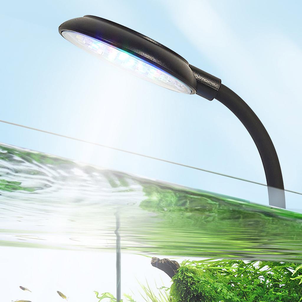 Aquarium LED Light 5W/7W LEDs for Saltwater Fish Tanks Clip-on Coral Tanks Aquarium Light with Clip Adjustable Hose