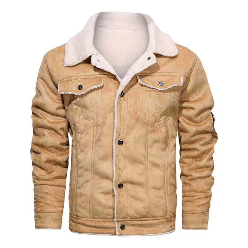 WWII US Air Corps Flying Tigers Leather Shearling Jacket for Military Enthusiasts